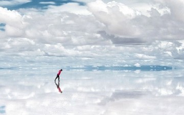 Günün Fotoğrafı: Dünyanın en büyük aynası Günün Fotoğrafı: Dünyanın en büyük aynası